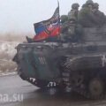 Колонна российских оккупантов движется на Мариуполь