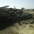 Разгромленная техника боевиков