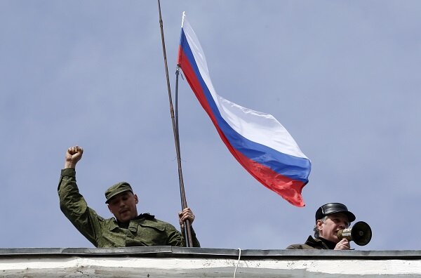 Российские оккупанты в Крыму