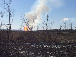 Украинская артиллерия нананесла удар по боевикам