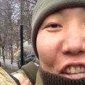 Российские войска, которых нет едут на БТР в Углегорск