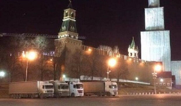Фуры под кремлем