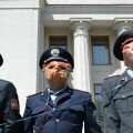 V Kieve pod Radu priveli cepnyh psov Avakov-budushhaja policija 1