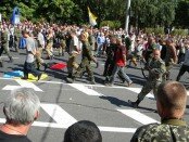 parad voennoplennyh v Donecke