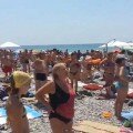 Vatnoe bezumie na pljazhe vozle Sochi