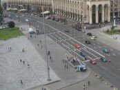 V Kieve na Majdane peshehody popali pod mashinu
