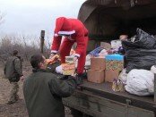 V zonu ATO priehal Santa Klaus