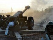 Terroristy obstrelivajut bojcov ATO
