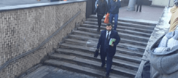 Pushilin zamechen v Moskve